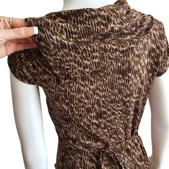 SPEECHLESS Dress Brown Color - Picture 4 of 8